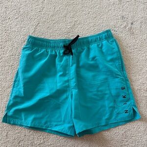 Nike Turquoise Sports Shorts
